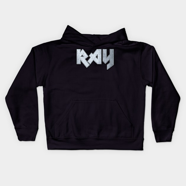 Heavy metal Ray Kids Hoodie by KubikoBakhar